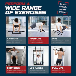 Pull up Bar Doorway Heavy Duty Chin up Bar Trainer for Home Gym Doorway Pull up Bar or Dip Bar